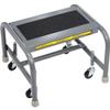 Tri Arc Mfg 1 Step Mobile Steel Step Stand w/Solid Anti-Slip Top Step view 1