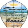 Smart Blonde Sea Life Metal Novelty Surfboard Sign SB-035