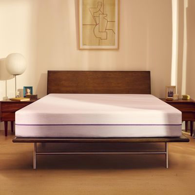 Purple Mattress Full, 9.25" GelFlex Grid, Better Than Memory Foam, Pressure Relief, Temperature Neutral, Breathable, Motion Isolation, Made in USA