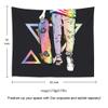 Qryipd Tapestry Wall 60 X 80 Inch Boy Skater in Jeans and Sneakers Skateboard Street Cultures Girl Print Polyester Wall Decor for Bedroom Livingroom Dorm Decoration view 2