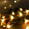 Merdeco Honeybee Fairy String Lights, Plug in String Lights 16ft 50 LED Warm White Lights for Party/Birthday/Wedding/Christmas Indoor Outdoor Decoration view 3