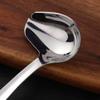 6 Pcs Silver Soup Spoon, Stainless Steel Titanium Plated Table Spoons, Durable Soup Spoon for Soup Cereal Sauces Stews-Dishwasher Safe(8.7 inches/22cm) view 4
