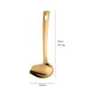 6 Pcs Gold Soup Spoon, Stainless Steel Titanium Plated Table Spoons, Durable Soup Spoon for Soup Cereal Sauces Stews-Dishwasher Safe(8.7 inches/22cm) view 2