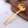 6 Pcs Gold Soup Spoon, Stainless Steel Titanium Plated Table Spoons, Durable Soup Spoon for Soup Cereal Sauces Stews-Dishwasher Safe(8.7 inches/22cm) view 3