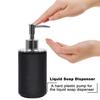 CERBIOR Bathroom Accessories Set 6 Piece Bath Ensemble Includes Soap Dispenser, Toothbrush Holder, Toothbrush Cup, Soap Dish for Decorative Countertop and Housewarming Gift, Black view 4