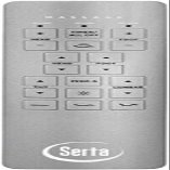 Serta Motion Custom 1 or 2 (II) New White Version Replacement Remote for Adjustable Beds
