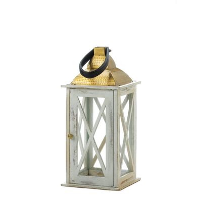 Nikki Chu Home Savannah Medium White Lantern