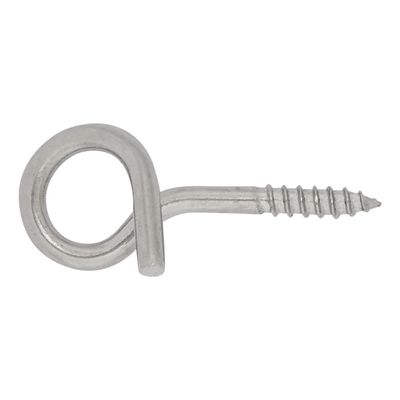 National Hardware N260-152 Q Hangers Ceiling Hanging String Lights More Sturdy Than Cup Hooks, 12 Count (Pack of 1), Stainless Steel