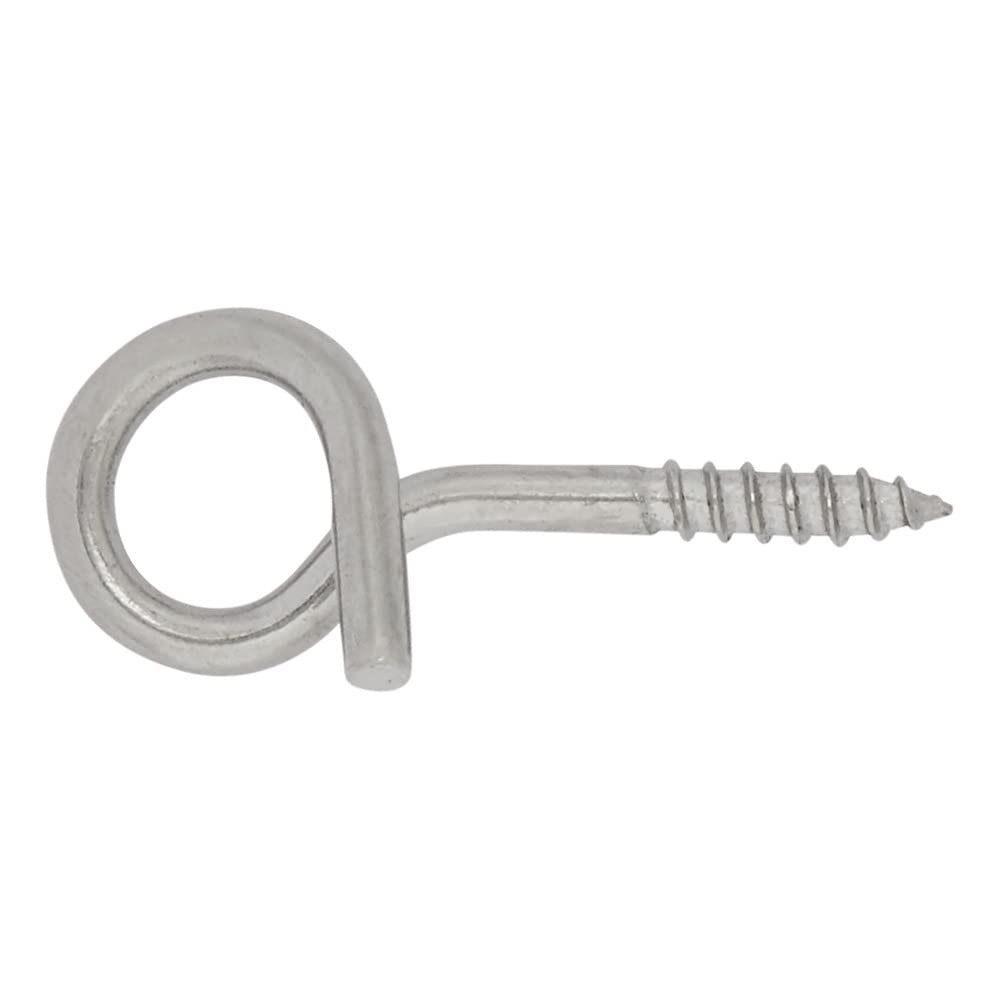 National Hardware N260-152 Q Hangers Ceiling Hanging String Lights More Sturdy Than Cup Hooks, 12 Count (Pack of 1), Stainless Steel