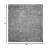 Handmade 4' x 6' Rectangle Sheep Shag Solid Polyester Faux Fur Rug, Casual Hand-Woven Soft Cozy Smooth Long Lasting Durability Silver Grey Area Rug, Perfect for Bedroom, Entryway, Living Room Decor view 2