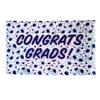 Congrats Grad! Graduation Banner 3ft x 5ft Polyester Banner for Indoor/Outdoor Use view 1