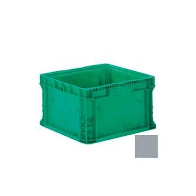 Lewis Bins+ ORBIS Stakpak NSO1615-9 Modular Straight Wall Container, 16" L x 15" W x 9-1/2"H, Gray