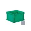 Lewis Bins+ ORBIS Stakpak NSO1615-9 Modular Straight Wall Container, 16" L x 15" W x 9-1/2"H, Gray view 1