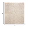 Handmade 3' x 5' Rectangle Sheep Shag Solid Polyester Faux Fur Rug, Casual Hand-Woven Soft Cozy Smooth Long Lasting Durability Ivory Area Rug, Perfect for Bedroom, Entryway, Living Room Decor view 2