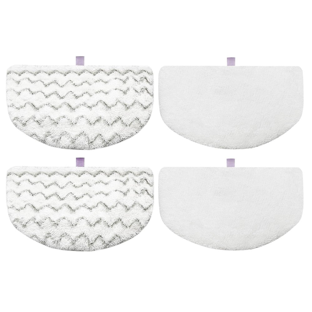 4 Pack Steam Mop Pads Replacement for Bissell Powerfresh Steam Mop 1940 1440 1544 1806 2075 Series, Model 5938 19402 19404 19408 19409 1940A 1940F 1940Q 1940T 1940W, Microfiber Washable, Reusable