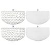 4 Pack Steam Mop Pads Replacement for Bissell Powerfresh Steam Mop 1940 1440 1544 1806 2075 Series, Model 5938 19402 19404 19408 19409 1940A 1940F 1940Q 1940T 1940W, Microfiber Washable, Reusable view 1