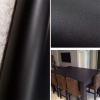 Yancorp 24"x120"Matte Black Contact Paper Peel and Stick Wallpaper Solid Teal Self-Adhesive Drawer Stick and Peel Countertop (24"x120", Black) view 2