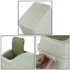 Asking 1.8 Gallon Small Trash Can with Swing-top Lid, Plastic Garbage Bin, Green view 4