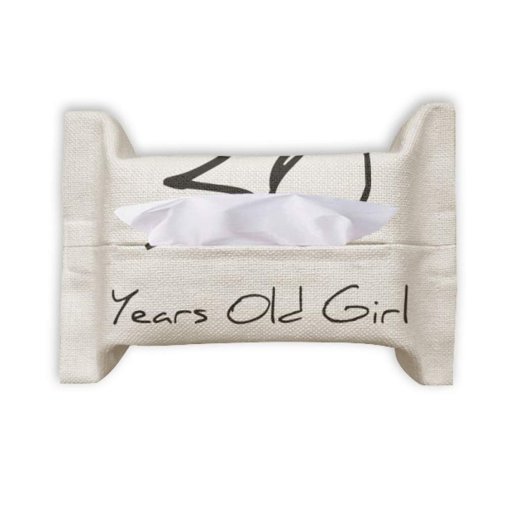 30 Years Old Girl Age Art Deco Gift Fashion Paper Towel Facial Tissue Bag Napkin Bumf
