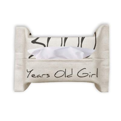3000 Years Old Girl Age Art Deco Gift Fashion Paper Towel Facial Tissue Bag Napkin Bumf