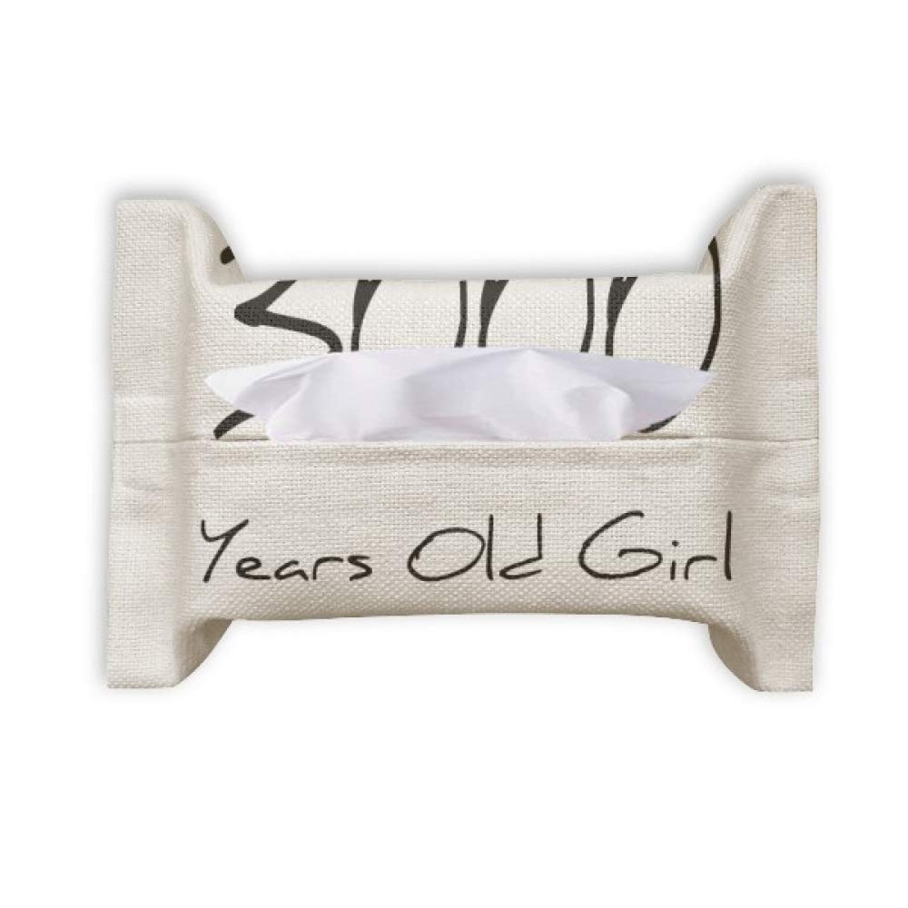 3000 Years Old Girl Age Art Deco Gift Fashion Paper Towel Facial Tissue Bag Napkin Bumf
