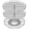 3 Tier Lazy Susan Large Shelf for Kitchen 13 inch,Tall Height Adjustable Turntable Spice Rack Spinner Cabinet Organizers and Storage,Rotating Under Sink Organizer,with PP Plastic Sheet (3 Tier) view 1