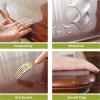 OstepDecor Clear Table Protector 16 x 48 Inch, 2mm Thick Plastic Table Cover, Waterproof PVC Clear Table Cover Protector, Desk Protector Mat, Writing Desk Pad for Desktop, Coffee & Dining Room Table view 3