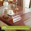 OstepDecor Clear Table Protector 16 x 48 Inch, 2mm Thick Plastic Table Cover, Waterproof PVC Clear Table Cover Protector, Desk Protector Mat, Writing Desk Pad for Desktop, Coffee & Dining Room Table view 4