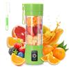 Portable Electric USB Juicer Blender Cup, Mini Blender for Shakes and Smoothies, Juice - 380ml, Six Blades, Green view 1