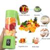 Portable Electric USB Juicer Blender Cup, Mini Blender for Shakes and Smoothies, Juice - 380ml, Six Blades, Green view 4