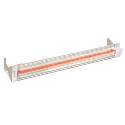 Infratech W-3028 BE Stainless Steel Single Element Fixture Electric Patio Heater 61.25" Long, 3000 Watt, 208 Volts, Beige Finish