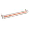 Infratech W-3028 BE Stainless Steel Single Element Fixture Electric Patio Heater 61.25" Long, 3000 Watt, 208 Volts, Beige Finish view 1