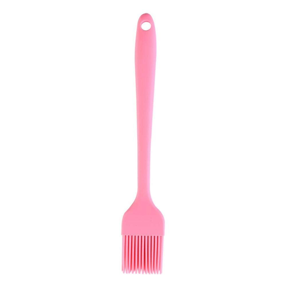 Silicone Basting Brush - Heat Pastry Baking Bread Cake Oil Butter Brushes for BBQ Grill Kitchen Brush Meat Sauce Marinades(pink)