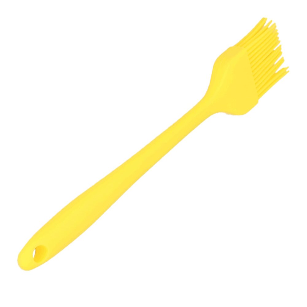 Silicone Basting Brush - Heat Pastry Baking Bread Cake Oil Butter Brushes for BBQ Grill Kitchen Brush Meat Sauce Marinades(yellow)