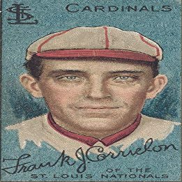 Frank J. Corridon, St. Louis Cardinals, Baseball Card Portrait Canvas ...