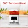 BLACK+DECKER Space Heater, 1500W Flameless Portable Heater with 12 Hour Timer view 2