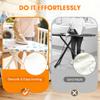 Ironing Board Cover and Pad, 21x57 Extra Large Thick Iron Padding, Scorch & Stain Resistant Ironing board cover, Heavy Duty Iron Board Padded with Adjustable Fasteners Durable Elastic Edge, Daisy view 4