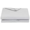 FULI 100% Cotton Zippered Futon Cover, Japanese Futon Mattress Cover, Shikibuton, Made in Japan (King, Gray) view 1