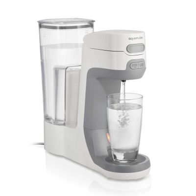 Hamilton Beach AquaFusion Electric Countertop Water Purifier & Filter, 64 oz. Pitcher, Compatible with Flavor Capsules, White (87320)