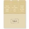 Dekali Designs 4x6 Recipe Card Dividers With Tabs | Set of 24 Recipe Box Dividers on Thick Cardstock + Cooking Measurement Conversion Chart Card view 1