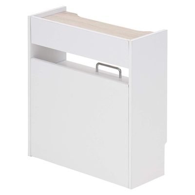 Takeda Corporation Oak/WH H9-KSB43OAK Cable Storage Box, Vintage Style, 1.7 x 6.5 x 1.8 inches (42.5 x 16.5 x 45 cm)