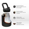 Asobu Mighty Stainless Steel Double Walled Insulated Outdoor Water Jug 68 Ounces - Half Gallon (Black) view 3