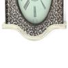 Benjara Wall Clock with Scalloped Wooden Top and Bottom, White view 4