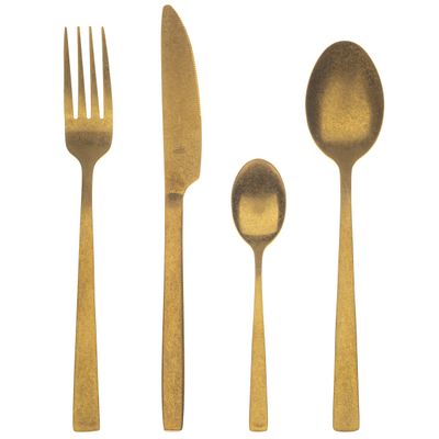 BERGNER Q3453 Livorno Collection 24 Piece Stainless Steel Cutlery Set