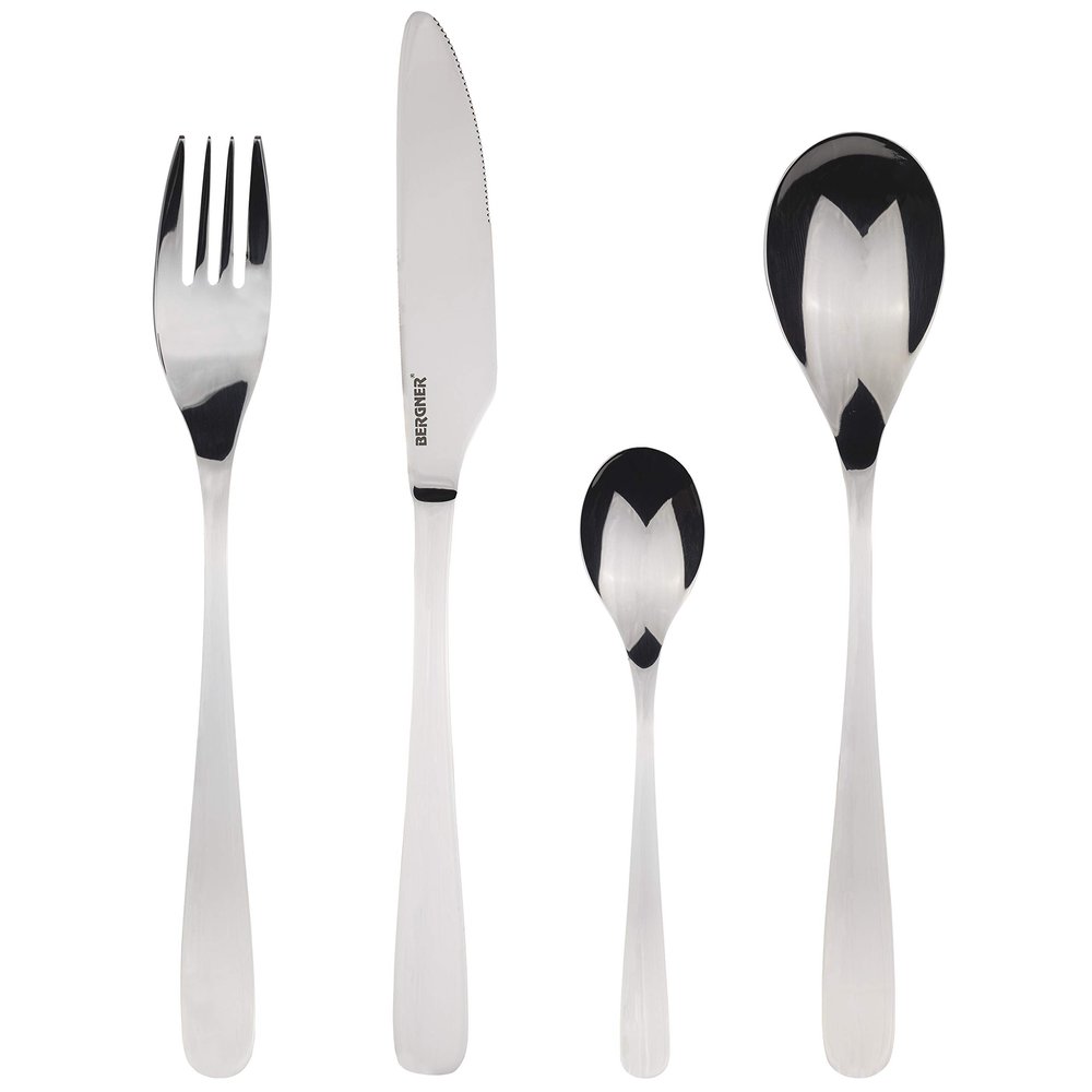 Bergner Q3483 24-Piece Stainless Steel Cutlery Set