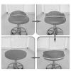 USEACCE 13 Inch Faux Leather Lattice Round Barstool Seat Covers Waterproof Round Stool Cover (Purple 33) view 3
