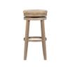 Powell Linon Maya 31" Wood Swivel Seagrass Seat Barstool in Natural Brown view 4