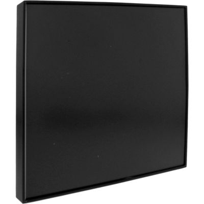 Lorell, LLR02652, Snap Plate Architectural Sign, 1 Each, Black, 10 x 10
