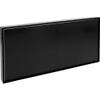Lorell, LLR02648, Snap Plate Architectural Sign, 1 Each, Black, 8 x 4 view 1