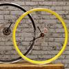 Bikes Bazaar Clock, Aluminium, Yellow, One Size view 3